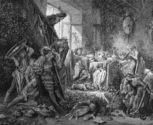 The Prince Arriving at the Enchanted Castle, Illustration for 